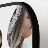 Aangepaste Eenvoudige Voeg Circulaire fotocollage  Pickleball Paddle (Links Detail)