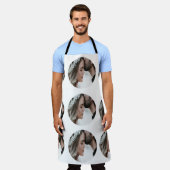 Aangepaste Eenvoudige Voeg Circulaire fotocollage  Schort (Gedragen)