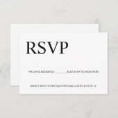 Aangepaste Eenvoudige zakelijke Logo gereserveerde Informatiekaartje (Voorkant / Achterkant)