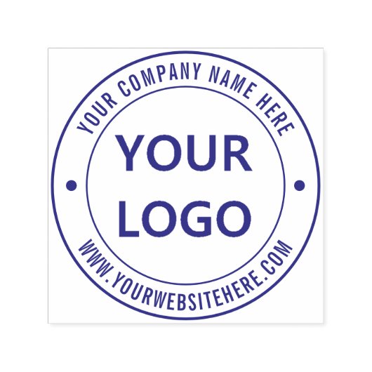 Aangepaste, eenvoudige zakelijke Logo Zelfinktende Stempel (Design)