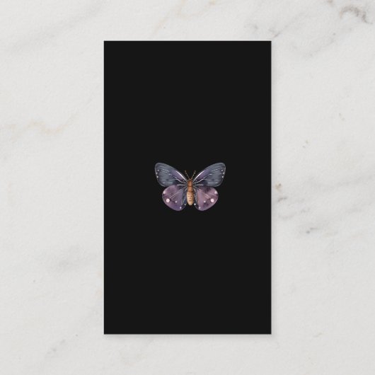 Aangepaste eenvoudige zwarte hekserij spell fles visitekaartje (Achterkant)