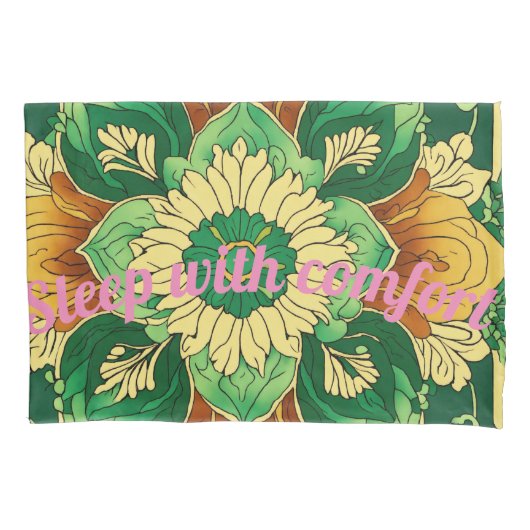 Aangepaste eenzijdige piloot, standaardgrootte kussensloop (Voorkant)