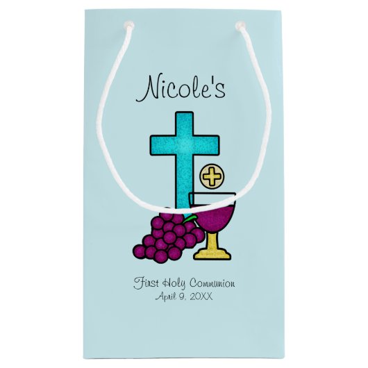 Aangepaste eerste communie klein cadeauzakje (Achterkant)