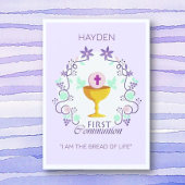 Aangepaste Eerste Communie Zegeningen Kaart