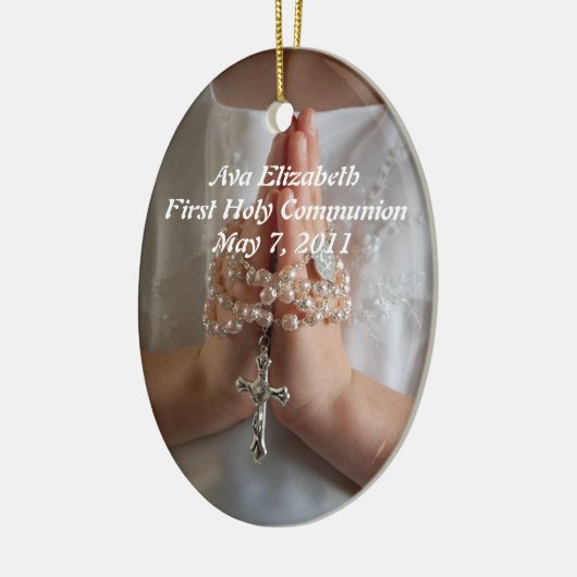 Aangepaste eerste communityversiering keramisch ornament (Links)