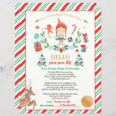 Aangepaste eerste Elf Arrival Letter (Voorkant / Achterkant)