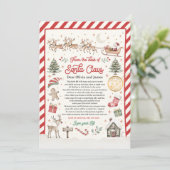 Aangepaste eerste Elf Arrival Letter Kaart (Staand voorkant)