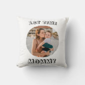 Aangepaste eerste keer 1e moeder Moederdag kaart Kussen (Voorkant)