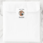 Aangepaste eerste keer 1e moeder Moederdag kaart Vierkante Sticker (Tas)