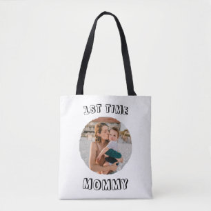 Aangepaste eerste keer 1e Moeder Moedersdag kaart Tote Bag