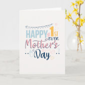 Aangepaste eerste Moederdag voor het eerst moeder Kaart (Gele Bloem)