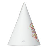 Aangepaste eerste reis rond zon 1e verjaardag feesthoedjes (Links)