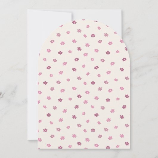 Aangepaste eerste Rodeo Arched Girls 2e verjaardag Kaart (Achterkant)