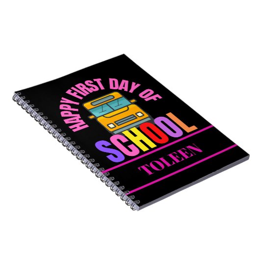 Aangepaste eerste schooldag notitieboek (Rechterzijde)