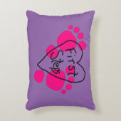 Aangepaste eerste stappen voor baby's decoratief kussen (Voorkant(Verticaal))