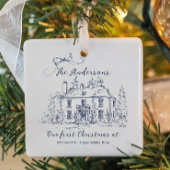 Aangepaste Eerste Thuis Kerst Ornament