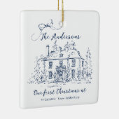 Aangepaste Eerste Thuis Kerst Ornament (Rechts)
