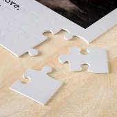 Aangepaste eerste Vaderdag-minimalistische foto Legpuzzel (Zijkant)