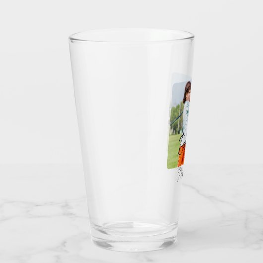 Aangepaste eerste Vaderdag Schattigee minimalistis Glas (Rechts)
