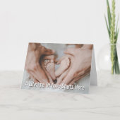 Aangepaste eerste Vaderdag sentimentele boodschap Kaart (Voorkant)