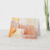 Aangepaste eerste Vaderdag van ouders aan zoon  Kaart (Voorkant)