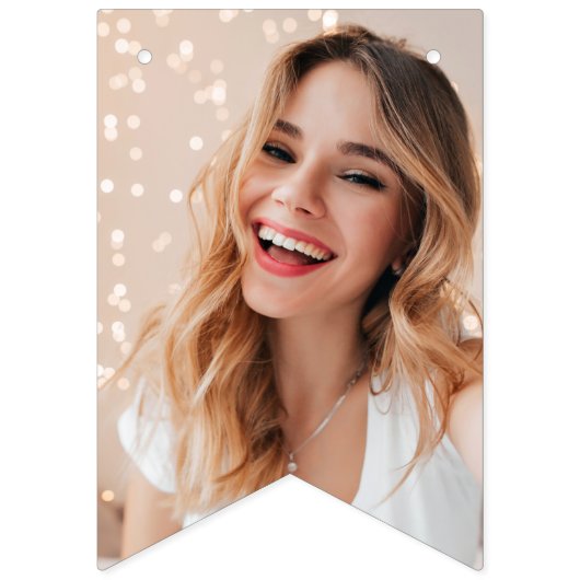 Aangepaste eerste verjaardag vlaggetjes (Eerste vlag)