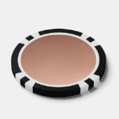Aangepaste effen perzik pokerchip (Enkel)