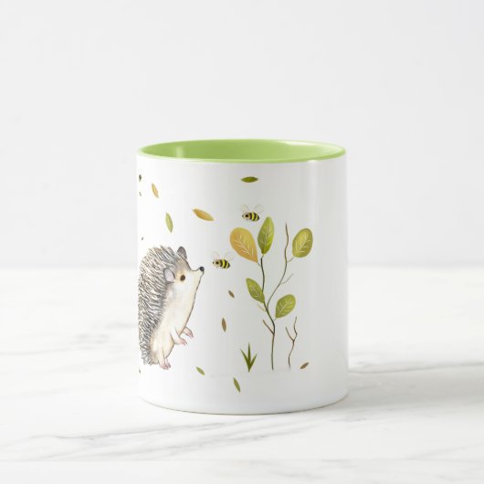 Aangepaste egel met twee toonmok mok (Midden)