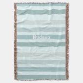 Aangepaste Egg Striped van Modern Robin Deken (Voorkant Verticaal)