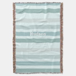 Aangepaste Egg Striped van Modern Robin Deken