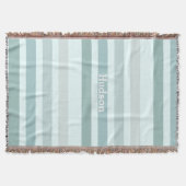 Aangepaste Egg Striped van Modern Robin Deken (Voorkant)