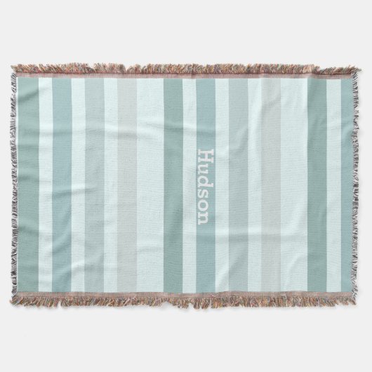 Aangepaste Egg Striped van Modern Robin Deken (Voorkant)