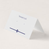 Aangepaste Eggshell Grey Diamond Tentfold earing C Visitekaartje (Voorkant)