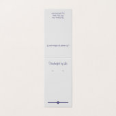 Aangepaste Eggshell Grey Tentfold Diamond oorkaart Visitekaartje (Buitenkant ongevouwen)