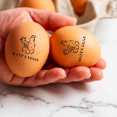 Aangepaste Ei Hout Art Stamp Rubberstempel