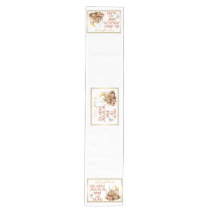 Aangepaste Eid Al-Adha Mubarak Medium Tafelloper