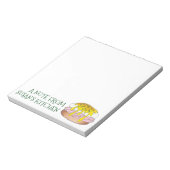 Aangepaste Eieren Benedict Food Foodie Kitchen Notitieblok (Linkerzijde)