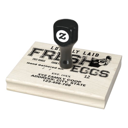 Aangepaste eierkartonstempel rubberstempel (Stempel)