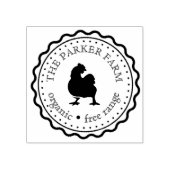 Aangepaste  eierstempel rubberstempel (Afrduk)