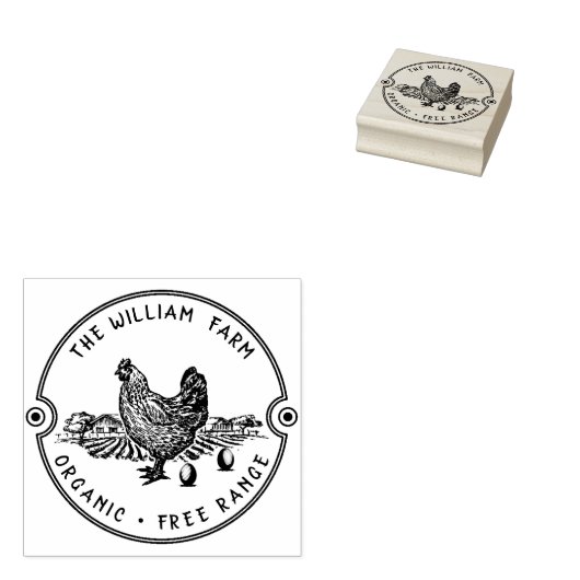 Aangepaste  ⎢ Eierstempel Rubberstempel (Gestempeld)