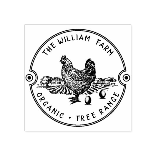 Aangepaste  ⎢ Eierstempel Rubberstempel (Afrduk)