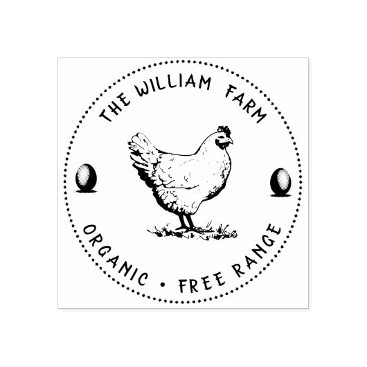 Aangepaste ⎢ Eierstempel Rubberstempel (Afrduk)