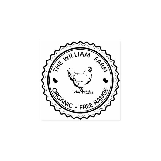 Aangepaste ⎢ Eierstempel Rubberstempel (Afrduk)