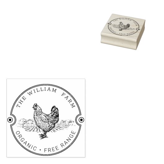 Aangepaste ⎢ Eierstempel Rubberstempel (Gestempeld)