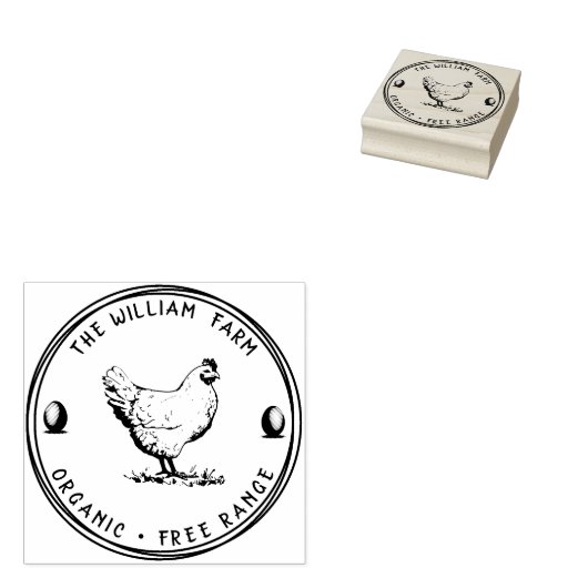 Aangepaste  ⎢ Eierstempel Rubberstempel (Gestempeld)