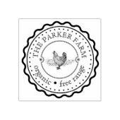 Aangepaste  eierstempel rubberstempel (Afrduk)