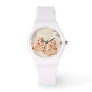 Aangepaste, eigen Baby foto Horloge
