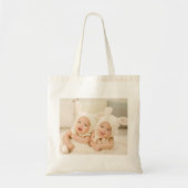 Aangepaste, eigen Baby foto Tote Bag (Voorkant)