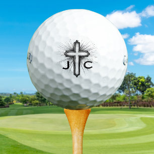Aangepaste eigen christelijk geloof creëren golfballen