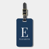 Aangepaste eigen dames golf monogram bagagelabel (Voorkant verticaal)
